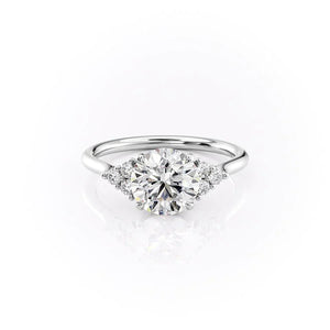 The Scarlett Set With A 1.5 Carat Round Lab Diamond