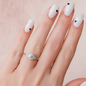 The Scarlett Set With A 2 Carat Round Lab Diamond