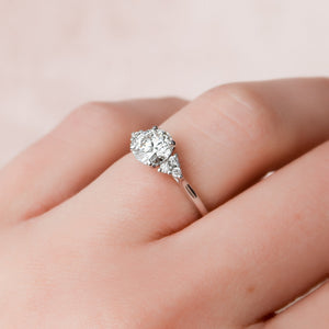 The Scarlett Set With A 2 Carat Round Lab Diamond