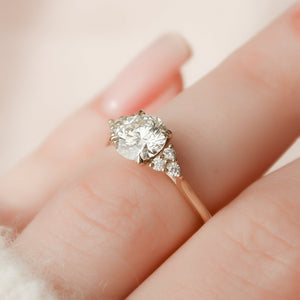 The Scarlett Set With A 1 Carat Round Lab Diamond