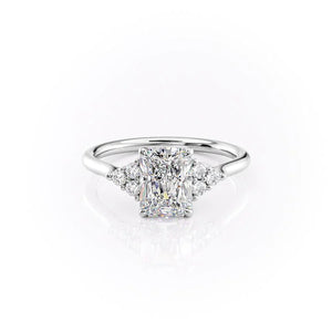 The Scarlett Set With A 1.5 Carat Radiant Lab Diamond