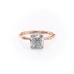 The Eve Set With A Cushion Moissanite