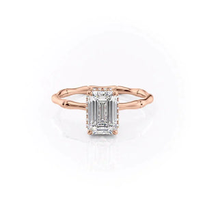 The Eve Set With A 2.5 Carat Emerald Lab Diamond