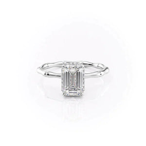 The Eve Set With A 2.5 Carat Emerald Lab Diamond
