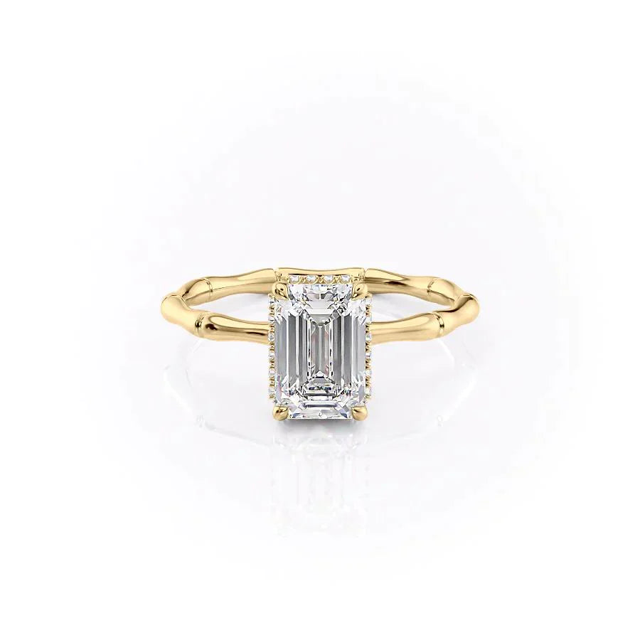 The Eve Set With A 1.5 Carat Emerald Lab Diamond