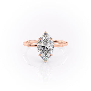 The Eve Set With A 2 Carat Marquise Lab Diamond