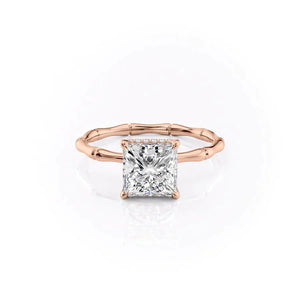 The Eve Set With A Princess Moissanite