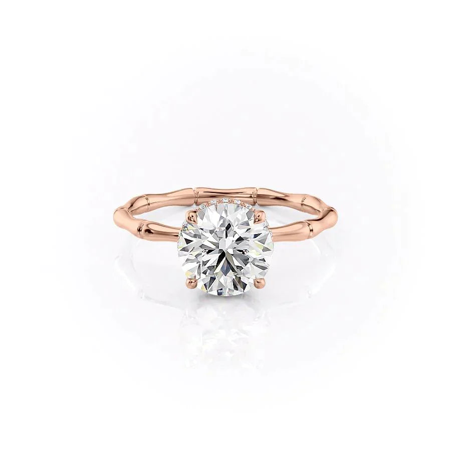 The Eve Set With A 2.5 Carat Round Lab Diamond
