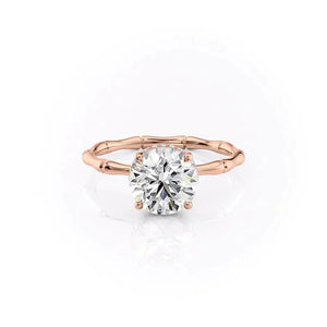 The Eve Set With A 2.5 Carat Round Lab Diamond