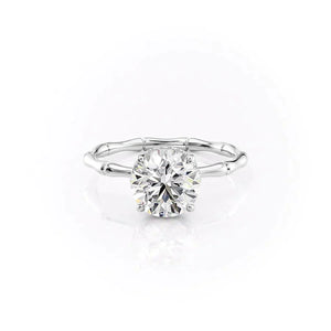 The Eve Set With A 1 Carat Round Lab Diamond