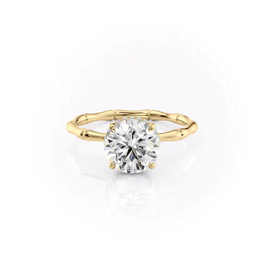 The Eve Set With A 2.5 Carat Round Lab Diamond