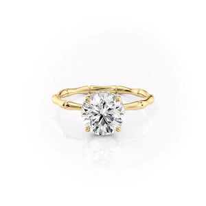 The Eve Set With A 2 Carat Round Lab Diamond