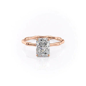 The Eve Set With A 3 Carat Radiant Lab Diamond