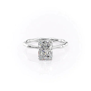 The Eve Set With A 1 Carat Radiant Lab Diamond