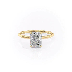 The Eve Set With A 1 Carat Radiant Lab Diamond