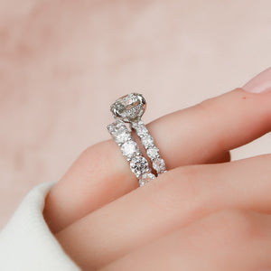 The Adelle Set With A 2 Carat Round Lab Diamond