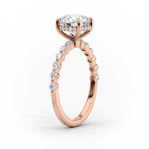 The Khloe Set With A 4.5 Carat Marquise Moissanite
