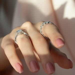 The Chelsea Set With A Oval Moissanite
