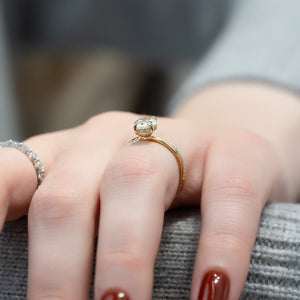 The Stacey Set With A 3 Carat Oval Lab Diamond