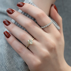 The Stacey Set With A 3 Carat Oval Lab Diamond