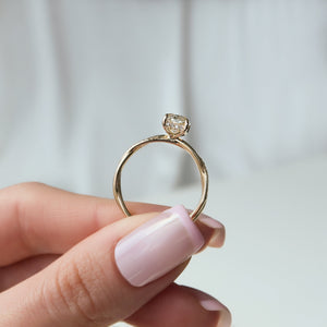 The Stacey Set With A 2.5 Carat Radiant Lab Diamond