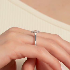 The Charlotte Set With A 3 Carat Cushion Lab Diamond