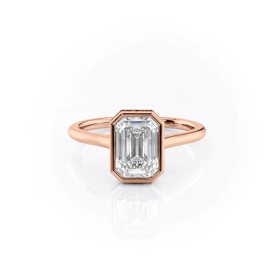 The Charlotte Set With A 1.5 Carat Emerald Lab Diamond