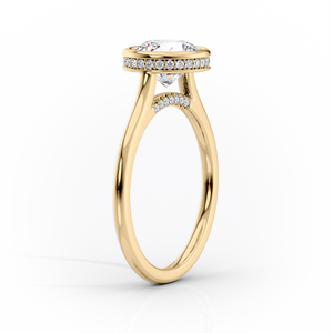 The Charlotte Set With A 3 Carat Marquise Lab Diamond