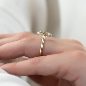 The Charlotte Set With A 2 Carat Oval Lab Diamond