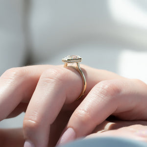 The Charlotte Set With A 2 Carat Oval Lab Diamond