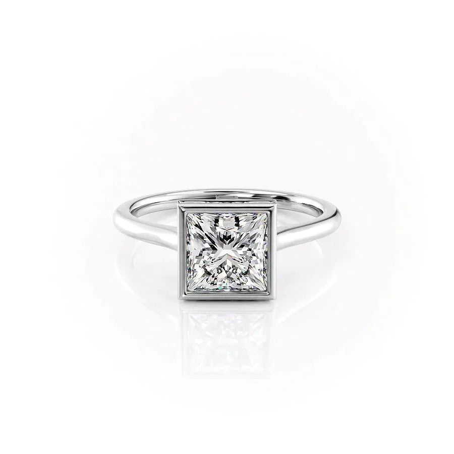 The Charlotte Set With A 1.5 Carat Princess Moissanite