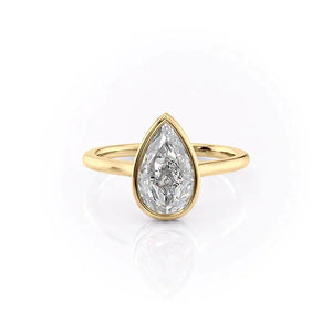 The Charlotte Set With A 2 Carat Pear Lab Diamond