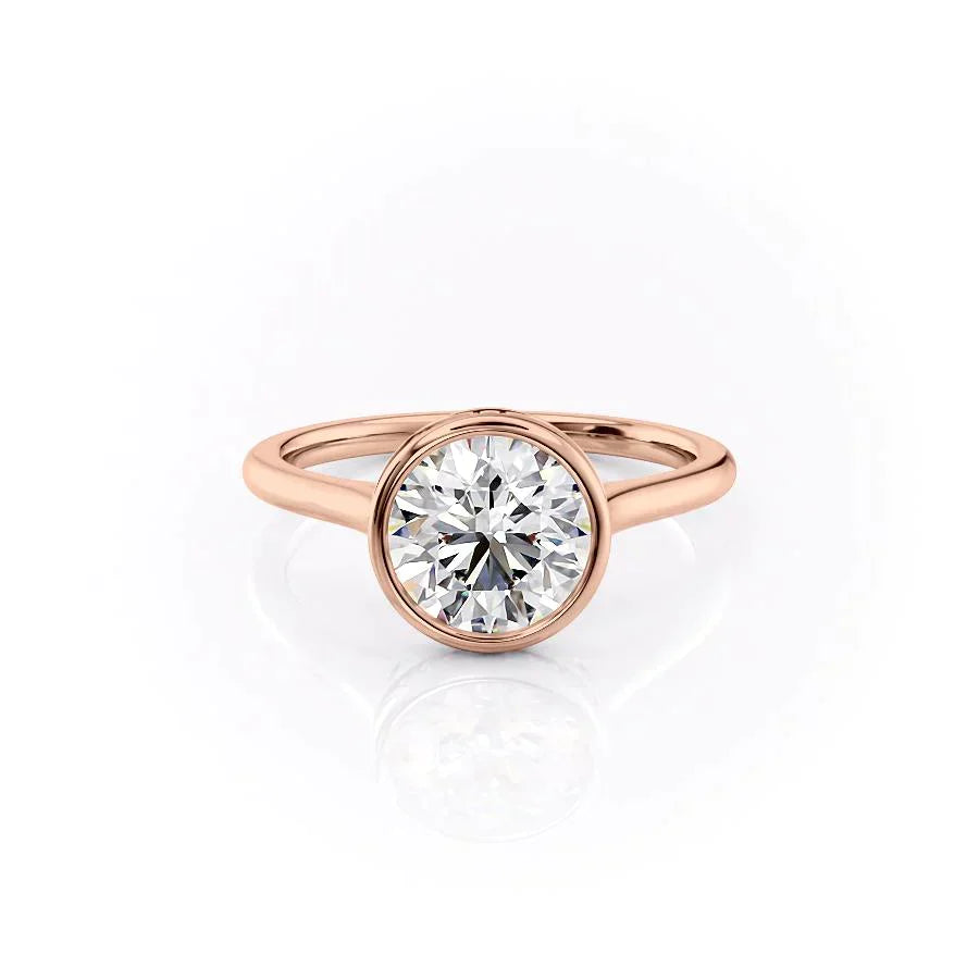 The Charlotte Set With A 1.5 Carat Round Moissanite