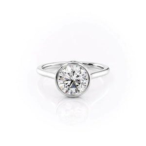 The Charlotte Set With A 1.5 Carat Round Moissanite