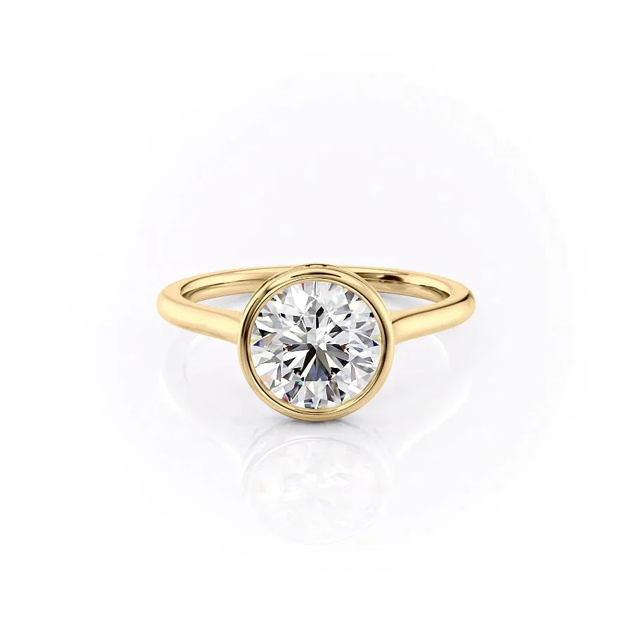 The Charlotte Set With A 1 Carat Round Lab Diamond