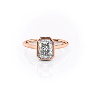 The Charlotte Set With A 4.5 Carat Radiant Moissanite
