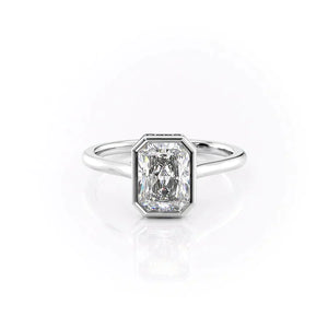 The Charlotte Set With A 1 Carat Radiant Lab Diamond