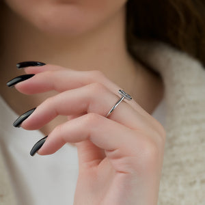 The Charlotte Set With A 3 Carat Radiant Lab Diamond