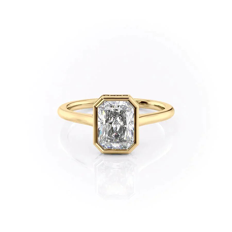 The Charlotte Set With A 1 Carat Radiant Lab Diamond