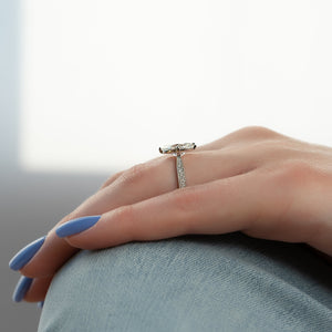 The Rebecca Set With A 3 Carat Oval Lab Diamond