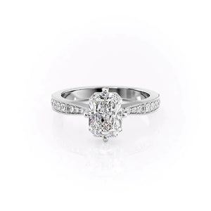The Rebecca Set With A 2 Carat Radiant Lab Diamond