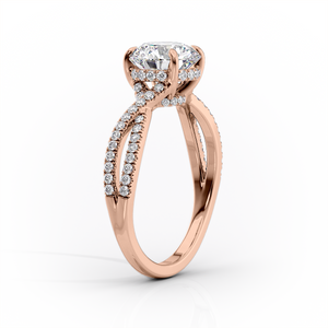 The Angelina Set With A 2 Carat Marquise Lab Diamond