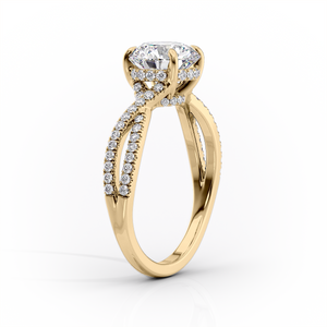 The Angelina Set With A 1.5 Carat Marquise Moissanite