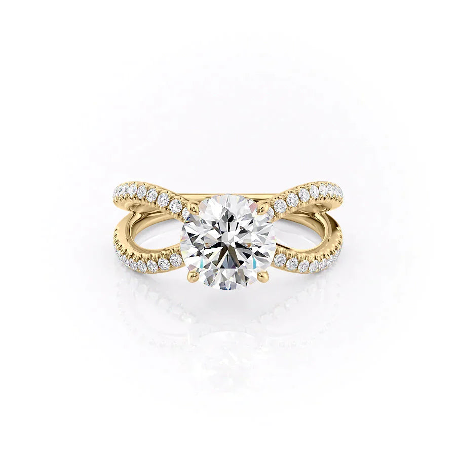 The Zoey Set With A 1.5 Carat Round Lab Diamond