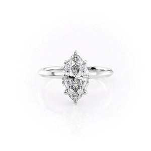 The Razor Kamellie Set With A 1 Carat Marquise Lab Diamond