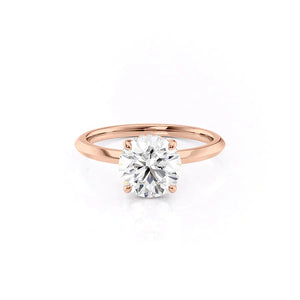 The Razor Kamellie Set With A 2.5 Carat Round Lab Diamond