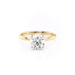 The Razor Kamellie Set With A 1 Carat Round Lab Diamond