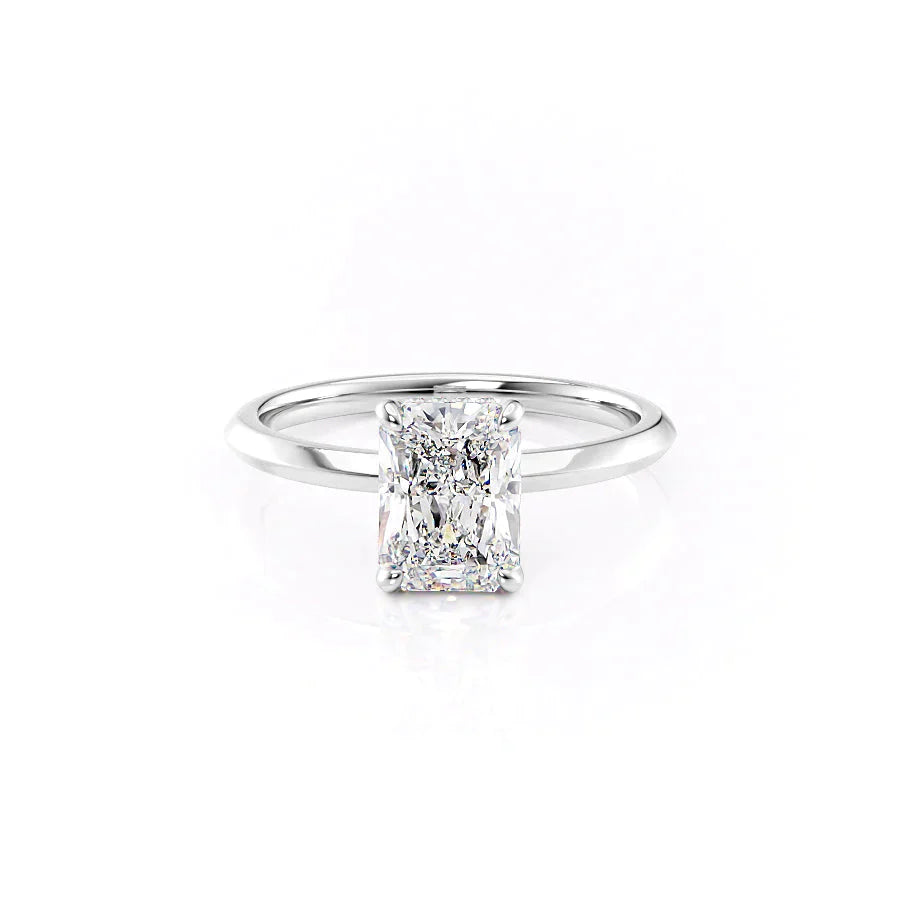 The Razor Kamellie Set With A 1 Carat Radiant Lab Diamond