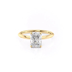 The Razor Kamellie Set With A 2 Carat Radiant Lab Diamond