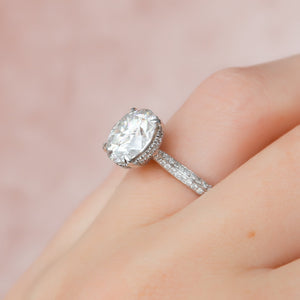 The Kayla Set With A 1.5 Carat Round Lab Diamond